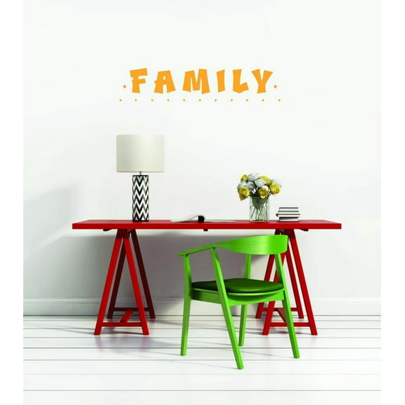 Custom Decals Family 10x40 Inches