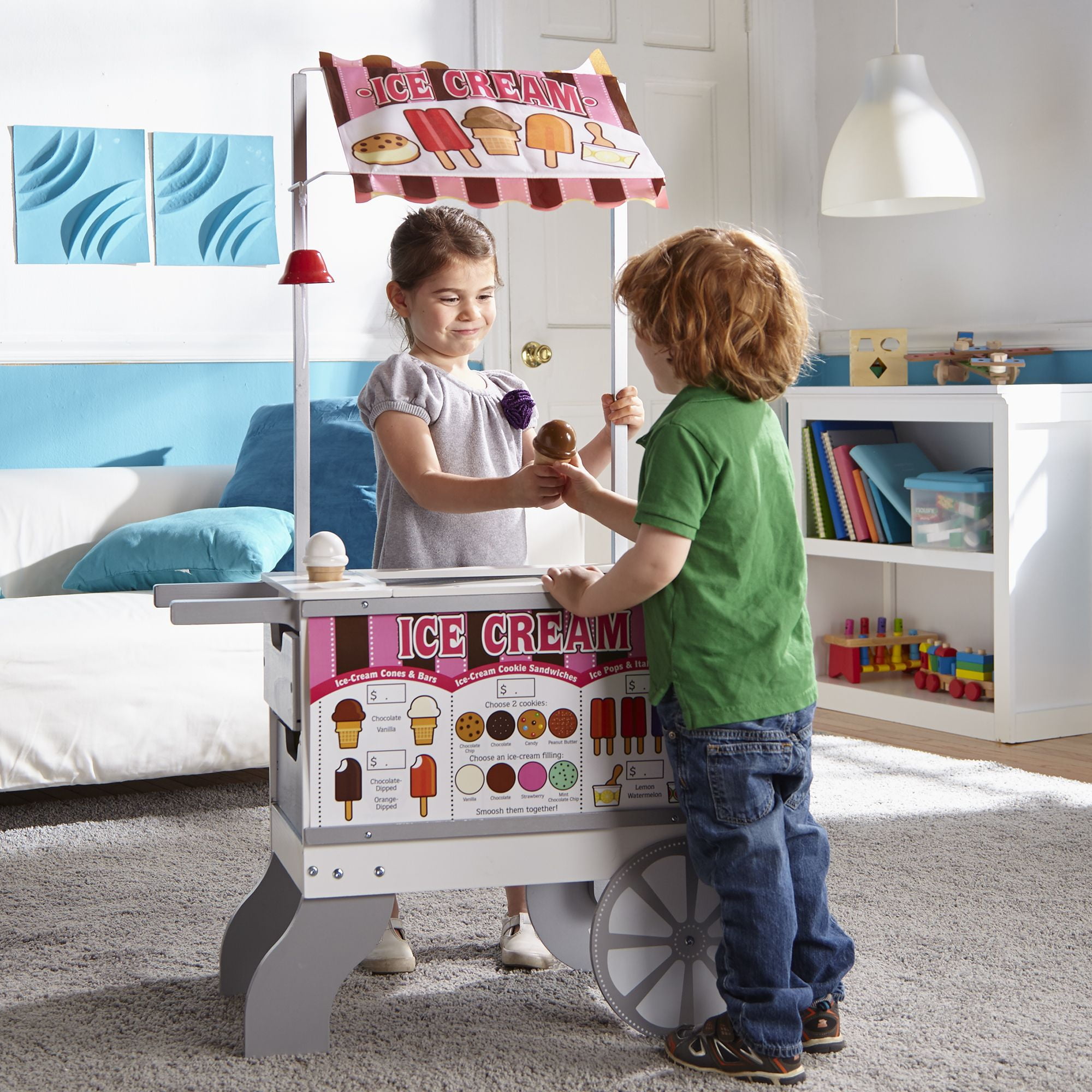 walmart melissa and doug ice cream cart