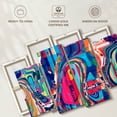 thumbnail image 6 of Elephant Stock Abstract Geometric Collage Wall Art - Horizontal Multi Panel Canvas - Living Room Wall Decor - Abstract Multi Panel - Blue And Orange Decor - 84" x 54", 6 of 8