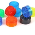 thumbnail image 4 of 6PCS Guitar Effect Footswitch Topper Foot Nail Pedal Topper Anti-Slip Colorful Protection for Guitar Pedal Effect (Yellow, Red, Purple, Orange, Dark Blue, Light Blue), 4 of 9