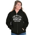 thumbnail image 3 of Hunting Girl's Thing Camo and Bling Womens Plus Size Graphic Zipper Hoodie Brisco Brands 2X, 3 of 5