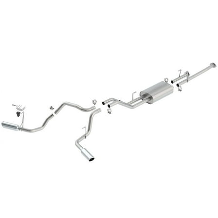 Borla 09-15 Toyota Tundra 4.6L / 5.7L V8 Crew Max and Double Cab True Dual Cat-Back Exhaust System Part #140332