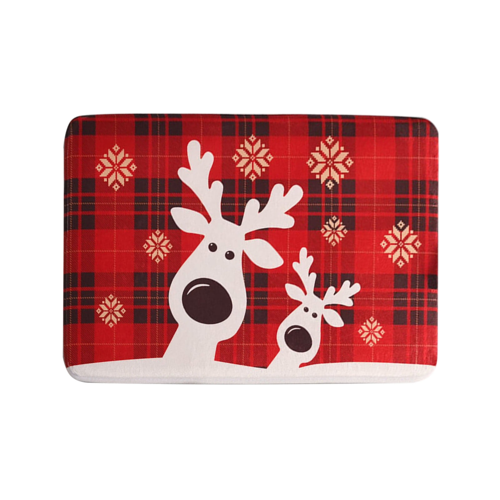 HongHeng Bath Mats for Bathroom,Bathroom Mats Rugs, Christmas Snowman Washable Cover Floor Rug Carpets Floor Mat Bathroom Decorations 19x31 Inches for Kitchen Bedroom Indoor