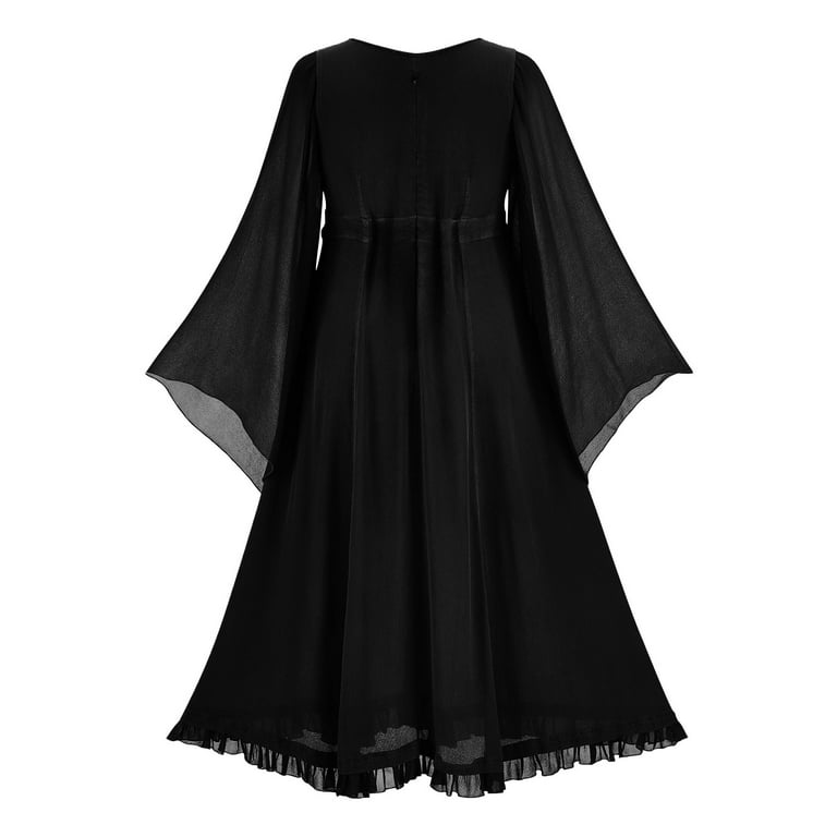 knee length dresses for ladies Rosee de Matin Lace and Organza Long Sleeve Ivory Midi Dress main image 1