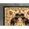 thumbnail image 3 of Unique Loom Versailles Medallion Motif Rug 2' 7 x 10' 2 Runner Black/Ivory, 3 of 5