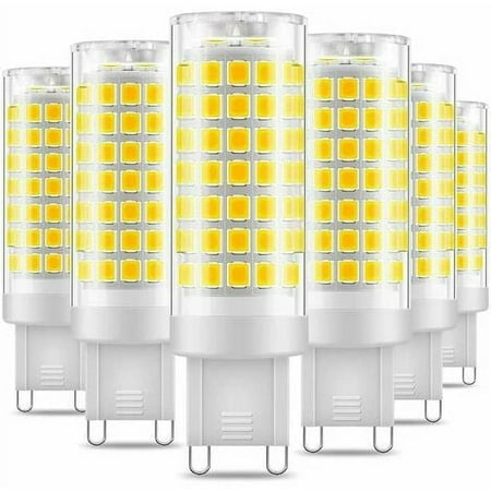 

Yajoied G9 Led Bulb No Flicker 5w Led Lamps Cool White 6000k 530lm Energy Saving Equivalent 48w Halogen Light 360 Degree Angle Ac220-240v - Pack of 6