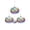 A001- Clear, variant on Halloween Hanging Ornaments, 3 Inch Matte Jack O Lantern Face Iridescent Pumpkin Halloween Christmas Tree Decorations, Perfect for Indoor Home Halloween Styling, Halloween Themed