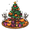 Green Halloween Christmas Trees, variant on FORMRS 1-Subject Spiral Notebook 8" x 5" College Ruled 60 Refillable Sheet A5 Hard Cover, 2 Pack, Green Halloween Christmas Trees