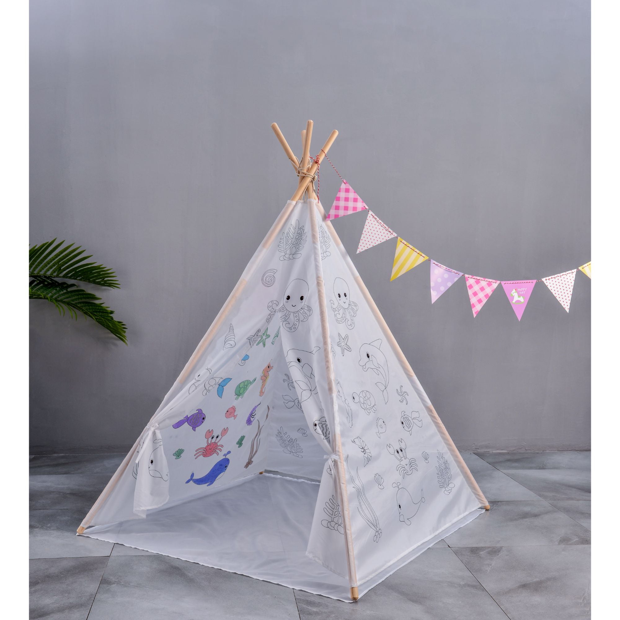dinosaur teepee tent