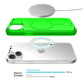thumbnail image 3 of VELVET CAVIAR Neon Green iPhone 14 Case - Compatible with MagSafe - Clear Protective Phone Cases, 3 of 6