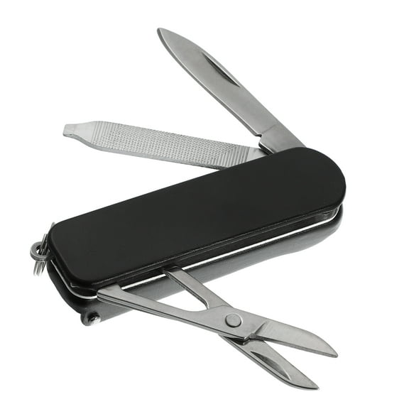 Vocoste 1 Pcs Black Multifunction Nail Clippers for Men and Women Stainless Steel