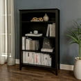 thumbnail image 3 of Shaker Style Bookcase - Black Finish - 48"H, 3 of 5