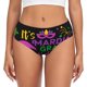 thumbnail image 1 of Balery Mardi Gras with Flamingo Ropa Interior de Algodón para Mujer con Dibujo – Braguitas Cómodas y Elásticas, Estilo Clásico-Medium, 1 of 6