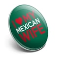 thumbnail image 2 of I Love My Mexican Wife Metal 1.1" Tie Tack Hat Lapel Pin Pinback, 2 of 4
