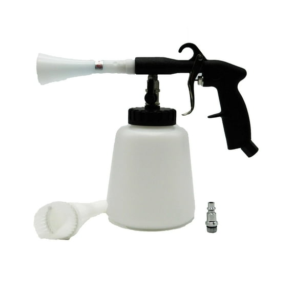 High Pressure Car Cleaning Tornado Air Gun Kit with 1L Foam Bottle, 2 Set Nozzle Sprayer Connector for Car Detailing - 26514