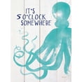 thumbnail image 2 of Marrott, Stephanie 19x24 Black Ornate Wood Framed with Double Matting Museum Art Print Titled - Octo OClock, 2 of 4