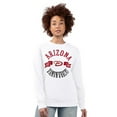 thumbnail image 3 of Women's G-III 4Her by Carl Banks White Arizona Diamondbacks Team Logo Fleece Pullover Sweatshirt, 3 of 4