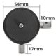 thumbnail image 2 of Adaptador de trípode panorámico de tiro de cámara de rotación 360 para * DSLR trípode monopie fondo de Metal 1/4 y 3/8 agujeros de tornillo fácil de Sunnimix Cabezal de trípode panorámico, 2 of 8