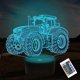 thumbnail image 1 of 3D Tractor Illusion Night Light, 16 Colors Changing Dimmable Holographic Lighting, Smart Timer Toy USB Charge Table Desk Bedroom Decor Creative Truck, 1 of 5