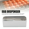 thumbnail image 3 of Rolling Egg Holder, Premium Food Grade Materials, Egg Storage Container for Refrigerator, Keep Eggs  and Tidy, Space Saving Design for Kitchen Efficiency, Easy Cleaning, 3 of 7