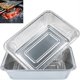 thumbnail image 4 of Aluminum Foil Grill Drip Pans -Pack of 25 Durable Grill Trays Disposable BBQ Grease Pans,15*12*4.6cm, 4 of 4