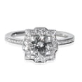 thumbnail image 1 of Pre-Owned Platinum Harry Winston Belle Micropavé Engagement Ring, .55 CT. E VVS1, 1 of 5