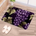 thumbnail image 5 of Grape Polyester Non-Slip Machine Washable Indoor Rug Floor Mat Chair Rug, 5 of 6