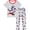 Astronauts S, variant on QEFJNO 3-12Y Kid Boys Rocket Planet Pajamas Little Big Boys Sleepwear Short Sleeves and Pants 2 Pieces Summer Pjs Set