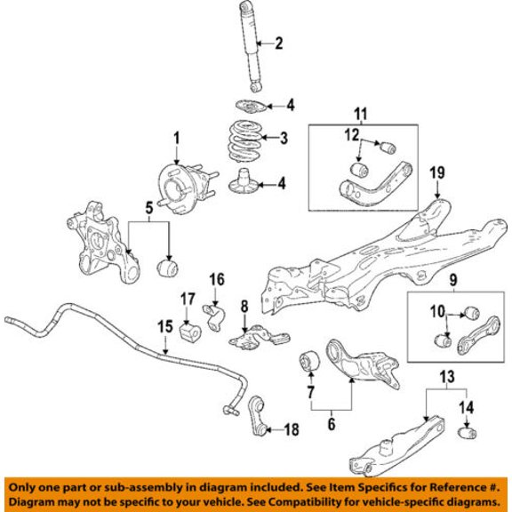 Chevrolet GM OEM 04-08 Malibu Rear Suspension-Coil Spring 22714392