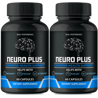 Neuro Plus Brain Supplements for Memory and Focus Capsules, NeuroPlus Advanced Formula Brain Health Support Pills (2 Pack)