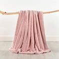 thumbnail image 5 of Home Soft Things Heavy Faux Fur Throw - Rose Smoke - 50" x 60", 5 of 10