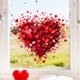 thumbnail image 5 of Decoración del hogar, Otra decoración, Pegatinas de San Valentín con diseños de corazones, Pegatinas para ventanas, Ideales para puertas y ventanas de tiendas, Decoración de ambientes de San Valentín,, 5 of 6