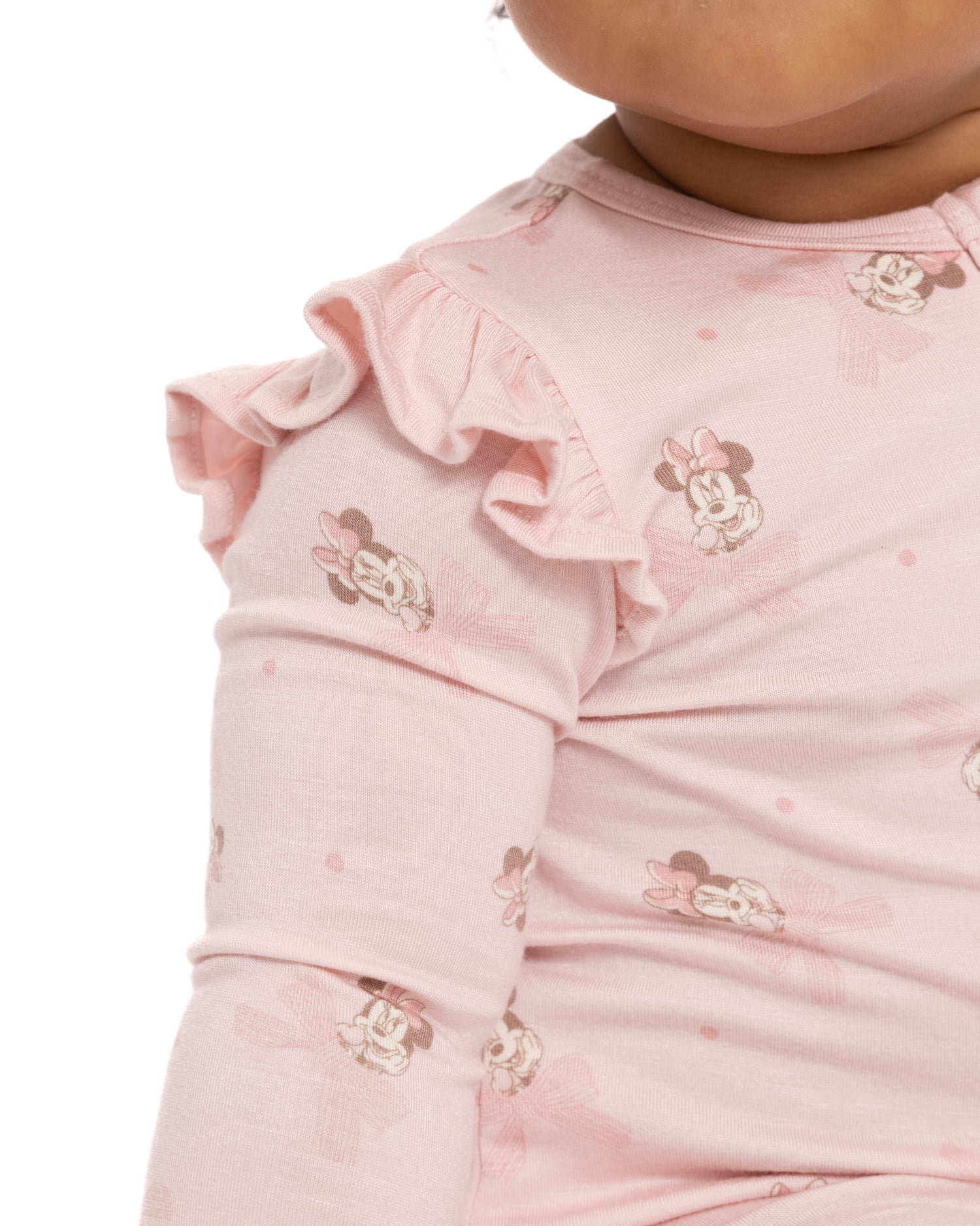 Disney Baby Wishes + Dreams Minnie Mouse Footed Sleep N Play, Sizes Preemie-6/9 Months