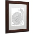 thumbnail image 2 of Trademark Fine Art "Animals 22" Canvas Art by Hello Angel, White Matte, Wood Frame, 2 of 4