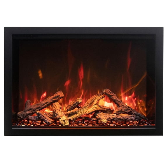 Traditional Bespoke - 38" Indoor / Outdoor Electric Insert featuring Thermostatic Remote, WiFi capable and a Selection of Media Options