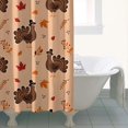 thumbnail image 4 of Happy Thanksgiving Day Shower Curtain 36"x72" ,Bathroom Decorative Shower Curtains Set with 12 Hooks,Modern Waterproof Washable Shower Curtain, 4 of 6