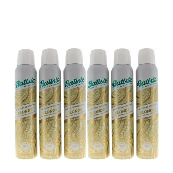 Batiste Instant Hair Refresh Colour Dry Shampoo Blonde 200ml/120g (6 PACK)