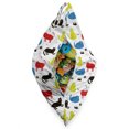 thumbnail image 3 of Kitten Lounger Chair Bag, Wool Ball Toy Cat Bowl Food Fishbone Paws Pet Symbols in Rhythmic Composition, High Capacity Storage with Handle Container, Lounger Size, White Multicolor, by Ambesonne, 3 of 5