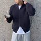 thumbnail image 2 of Suéter de color sólido para hombre, prendas de punto, abrigos de manga larga, ropa popular coreana, nuevo cárdigan de punto, sudadera para hombre, parte superior original, 2 of 5