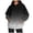 Black, variant on NinXxx Women's Casual Crew Neck Pocket Gradient Hoodie Sweatshirt Pink L
