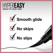Maybelline Eyestudio Hyper Easy Liquid Eyeliner, Eye Makeup, Pitch Brown, 0.02 fl oz