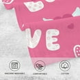 thumbnail image 4 of GZHJMY Valentine's Day Cotton Hand Towel Super Soft and High Absorbent Bath Towel Fast Drying Hand Towel for Home Bathroom Gym Hotel Yoga (2 Pack),16 x 28 inch Washcloths, 4 of 7