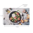 thumbnail image 2 of Set De Table En Plastique Assiette Fromage & Olive - Lot De 12, 2 of 3