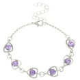 thumbnail image 2 of Conjunto de collar, pendientes y pulsera de cristal para mujer, regalo de San Valentín, collar de aleación., 2 of 4