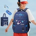 thumbnail image 3 of Mochila ortopédica impermeable para niños, mochilas escolares para niños, Mochila escolar primaria, bolsa para libros, 3 of 4