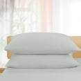 thumbnail image 4 of PiccoCasa 3 Pieces Microfiber Soft Breathable Duvet Cover Set Light Gray Full, 4 of 7