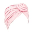 thumbnail image 1 of Jumpingount Turbante nudo estilo étnico Hijab sombrero cubierta estiramiento pérdida capó decoración para mujeres de cara accesorios de Type3 NO3, 1 of 6