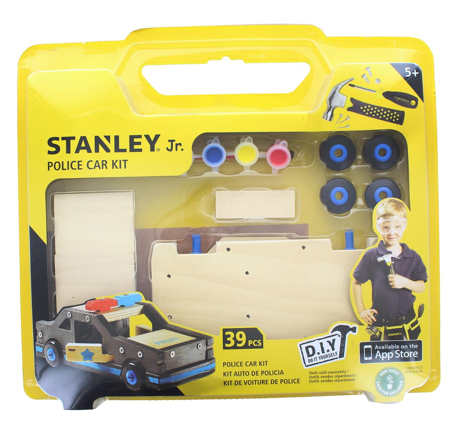 Stanley Jr - Build your Own Police Car Kit