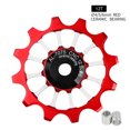 thumbnail image 2 of Desviador Trasero De Bicicleta Profesional De 12T Rueda De Guía De Polea De Aleación De Aluminio Con Rodamiento De Cerámica Ligera Con Accesorios De Instalación Para Montar En Vogacara OD010398-01, 2 of 5