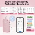 thumbnail image 2 of Label Maker ORGSTA S001 portátil Bluetooth con cinta adhesiva rosa, 2 of 9